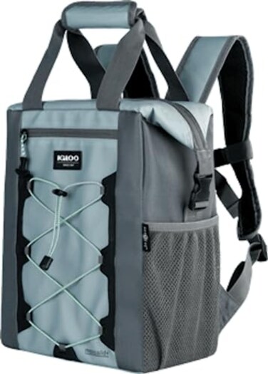 Igloo Gray Snapdown 18 Can Softside Backpack