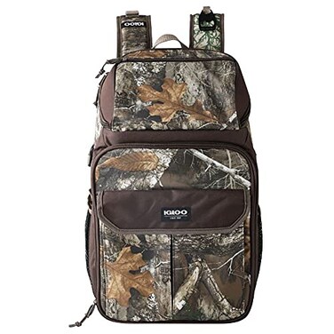 Igloo Lightweight Maxcold Insulated Gizmo 30Can Backpack Cooler Realtree Camo
