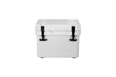 COASTLAND Coastland Bay Series Cooler Premium Everyday Use Insulated Rotomolded Cooler Small Ice Chest for Tight Spaces Soccer Games Tailgates White 20 QT