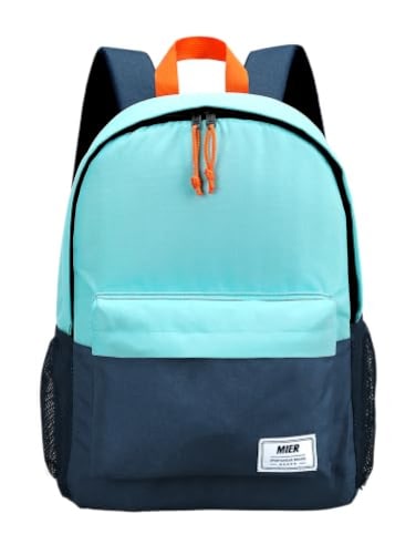 MIER Insulated Backpack Cooler Small Leakproof Lunch Back Pack with Coolers Lightweight Cute Lunch Bag for Women Men to Work Picnics Camping Park Day Trips 15 L Blue