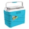 Pinnacle 10 Liter Insulated Cooler Lunch Box Portable CampingPicnic Hard Cooler Coolbox Keeps Cool for 48 hrs with Ice RetentionHeavy Duty Cooler for Beach Grill TravelTailgatingSmall Blue