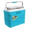 Pinnacle 10 Liter Insulated Cooler Lunch Box Portable CampingPicnic Hard Cooler Coolbox Keeps Cool for 48 hrs with Ice RetentionHeavy Duty Cooler for Beach Grill TravelTailgatingSmall Blue