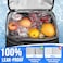 WOTOW Backpack Cooler 45 Cans Tactical Insulated Soft Cooler Bag for Men Women Large Capacity Leakproof Back Pack with Widened Top Handle Cooler Backpack Camping Hiking Picnics Beach Dark Black