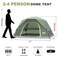 CAMPROS CP 4 Person Camping Tent Waterproof Dome Tent with Rainfly Easy Setup Portable Tent with Mesh Window Carry Bag for Camping