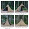 FIREHIKING FireHiking Camping Hot Tent with Stove Jack 24 Person Teepee Half Inner Tent for Backpacking Hunting