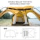 Naturehike Dune Hot Tent with Stove JackDouble Layer 4 Season TentWaterproof 24 Person Tents for Camping
