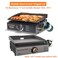 MixRBBQ BBQ Future Griddle Lid for Blackstone 17 Inch Adventure Ready 1832 1971 Before 2021 Hinged Hood with Thermometer Storage Cover Blackstone 17 Inch Top Lid Replacement for Tabletop Griddle