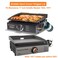 MixRBBQ BBQ Future Griddle Lid for Blackstone 17 Inch Adventure Ready 1832 1971 Before 2021 Hinged Hood with Thermometer Storage Cover Blackstone 17 Inch Top Lid Replacement for Tabletop Griddle