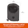 MODERN LEISURE Modern Leisure 2979 Chalet Round Charcoal Grill Cover 27 D x 40 H inches WaterResistant 27 inches Black