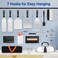 HaSteeL 26 PCS Griddle Accessories Kit Stainless Steel Flat Top Grilling Tools Set with Enlarged Spatulas Scraper Chopper Melting Dome for Outdoor Teppanyaki Barbecue