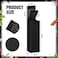 Amylove Grill Storage Bag BBQ Tool Storage Black Container for Utensils Waterproof Oxford Cloth Grill Tool Holder Foldable BBQ Utensil Holder with Handle for Camping Hiking1 Pcs