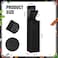 Amylove Grill Storage Bag BBQ Tool Storage Black Container for Utensils Waterproof Oxford Cloth Grill Tool Holder Foldable BBQ Utensil Holder with Handle for Camping Hiking1 Pcs
