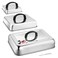 Leonyo Cheese Melting Dome Set of 3 Heavy Duty Rectangular Basting Cover with Adjustable Vent Stainless Steel Square Griddle Dome for Outdoor Flat Top Grill BBQ