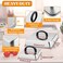Leonyo Cheese Melting Dome Set of 3 Heavy Duty Rectangular Basting Cover with Adjustable Vent Stainless Steel Square Griddle Dome for Outdoor Flat Top Grill BBQ