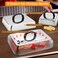 Leonyo Cheese Melting Dome Set of 3 Heavy Duty Rectangular Basting Cover with Adjustable Vent Stainless Steel Square Griddle Dome for Outdoor Flat Top Grill BBQ