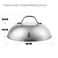 Morikavo Cheese Melting Dome9 inch Stainless Steel Round Smashed Burger Basting CoverGrill LidCooking Dome for Flat Top Griddle Accessories