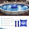 EddHomes 4x4ft Pool Pillow for Above Ground Pools 05mm Extra Thick Strong ColdResistant Poo l Pi llows for Closing Winter Pool Pillow for Winterizing to Last All Seasonwith 33ft Rope