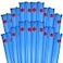 Robelle 10 ft 12Pack Extra Heavy Duty Blue Double Chamber Pool Cover Weights 42 MM Thick Vinyl Pool Water Bags Water Tubes