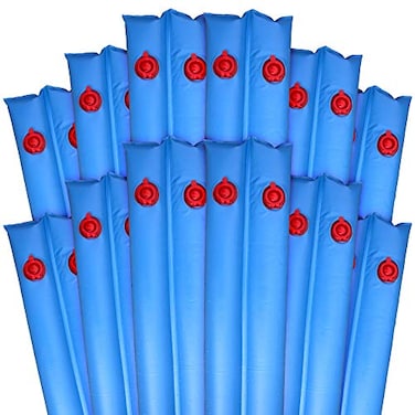 Robelle 10 ft 12Pack Extra Heavy Duty Blue Double Chamber Pool Cover Weights 42 MM Thick Vinyl Pool Water Bags Water Tubes