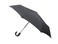 Dependable Industries Automatic Open Travel Folding Umbrella 3 Fold NonSlip Handle Black