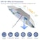 Cuby UV Sun Umbrella Compact Folding Travel Umbrella Auto Open and Close for Windproof Rainproof 999 UV Protection Parasol with Silver AntiUV Coating Silver Rose