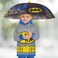 DC Comics Little Kids Umbrella and Lightweight Rain Slicker Set for Boys Ages 47 Grey Batman Age 67