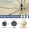 Fogkey Large Windproof Travel Umbrella Reverse Auto Folding Car Umbrella for Rain and Sun Compact Inverted Design with Waterproof Canopy 10 Durable Ribs Fits Backpack Portable for Women Men