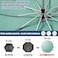 Fogkey Large Windproof Travel Umbrella Reverse Auto Folding Car Umbrella for Rain and Sun Compact Inverted Design with Waterproof Canopy 10 Durable Ribs Fits Backpack Portable for Women Men