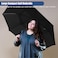 Fulynmen 42465462 Inch Large Golf Umbrellas for Rain Compact Travel Inverted Windproof Double Canopy 10 Ribs Automatic OpenClose Black 62 Inches