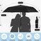 Seniny Windproof Travel Umbrella Automatic Umbrellas for Rain Portable Compact Umbrellas for Backpack Strong UV for Protection Folding Small Sun Umbrella for Car Walking Flower