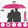 Seniny Windproof Travel Umbrella Automatic Umbrellas for Rain Portable Compact Umbrellas for Backpack Strong UV for Protection Folding Small Sun Umbrella for Car Walking Pink