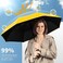 Seniny Windproof Travel Umbrella Automatic Umbrellas for Rain Portable Compact Umbrellas for Backpack Strong UV for Protection Folding Small Sun Umbrella for Car Walking Yellow