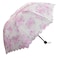 ShaqMars lace parasol umbrella Folding Antiuv Sunshade Vintage Embroidered Sun Protection Purple