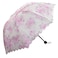 ShaqMars lace parasol umbrella Folding Antiuv Sunshade Vintage Embroidered Sun Protection Purple