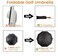 SIEPASA 495462 Inch Windproof Golf Umbrella Automatic OpenClose Real Wood Handle Large Folding Travel Umbrella for Wind Rain Sun ProtectionBlack49