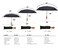 SIEPASA 495462 Inch Windproof Golf Umbrella Automatic OpenClose Real Wood Handle Large Folding Travel Umbrella for Wind Rain Sun ProtectionBlack49