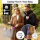 TUMELLA Strongest Windproof Travel Umbrella Compact Superior Beautiful Small Strong but Light Portable and Automatic Folding Rain Umbrella Durable Premium Grip Fits Car and Backpack