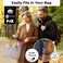TUMELLA Strongest Windproof Travel Umbrella Compact Superior Beautiful Small Strong but Light Portable and Automatic Folding Rain Umbrella Durable Premium Grip Fits Car and Backpack