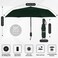 Yoobure Windproof Travel Umbrella Automatic Umbrellas for Rain Compact Folding Umbrella with UV Protection Lightweight Portable Design for BackpackWalkingCar Sun Storm Ready