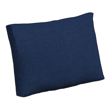 Arden Selections ARDEN Outdoor Cushion Pillow Back 24 x 18 RainProof Fade Resistant Sapphire Blue Leala