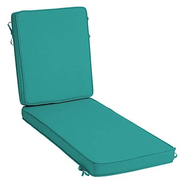 Arden Selections ProFoam Performance Outdoor Chaise Lounge Cushion 46 x 21 Surf Teal