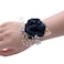 VEIDO Wrist Corsage Rose Flower Brooch for Wedding Party Prom Wristband Flower Set Navy