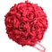 idyllic 8 Inches Artificial Flowers Roses Kissing Flower Balls DIY Wedding Bouquets Party Home Decorations Red