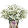 LYRWI 6Pcs 21 SecureStem Realistic Artificial White Babys Breath Gypsophila Flowers with NoShedding Design Perfect for Wedding Centerpieces Home Decor Vase Fillers