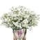 LYRWI 6Pcs 21 SecureStem Realistic Artificial White Babys Breath Gypsophila Flowers with NoShedding Design Perfect for Wedding Centerpieces Home Decor Vase Fillers