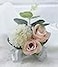 MOJUN Wedding Bridal Bridesmaid Wrist Flower Corsage Wedding Planner Wrist Corsage Hand Flower Pack of 2