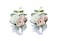MOJUN Wedding Bridal Bridesmaid Wrist Flower Corsage Wedding Planner Wrist Corsage Hand Flower Pack of 2