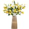 Sunm Boutique 2 Pack Artificial Lemon Branch Vivid Yellow Artificial Lemon Branch Home Party Garden Without vase Decoration