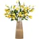 Sunm Boutique 2 Pack Artificial Lemon Branch Vivid Yellow Artificial Lemon Branch Home Party Garden Without vase Decoration