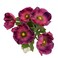 LebriTamFa 5Pcs Artifical Real Touch PU Anemone Flower Bouquet Room Home Decor Purple